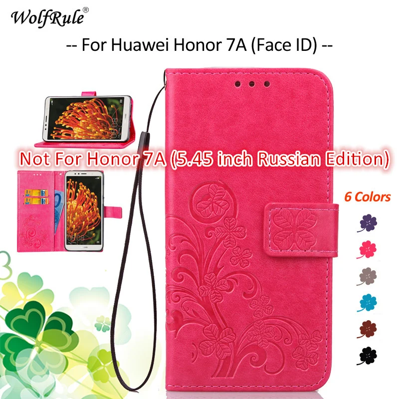 

For Fitted Cases Huawei Honor 7A Case Face ID Flip PU Wallet Bumper Pouch Phone Bag Case For Huawei Honor 7A Cover 5.7''