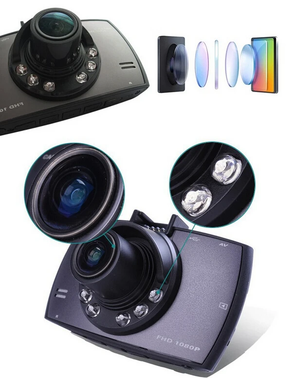 Best SellinG 2.7&quot G30 HD 1080P Car DVR Novatek Camera Vehicle Recorder Dash Cam With Motion Detection Night Vision G-sensor |
