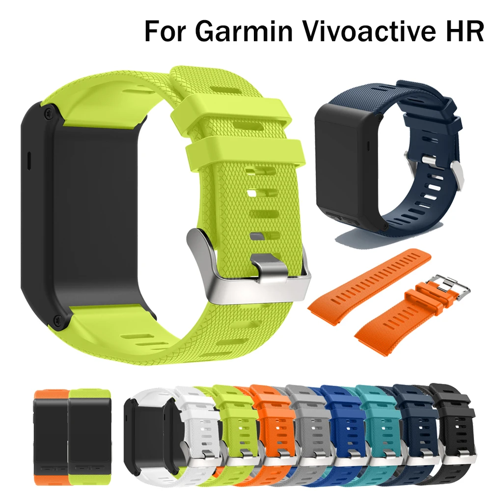 Спортивный ремешок для часов для Garmin Vivoactive HR часы ремешок модные, мягкие, силиконовые Замена полосы ремешок для Garmin Vivoactive HR ремешок