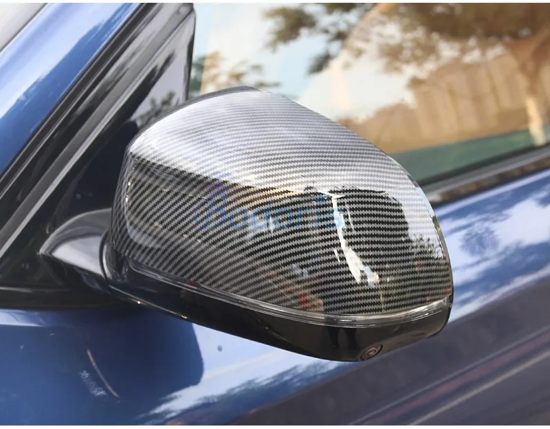 Накладка на дверное зеркало из углеродного волокна для BMW 2018 2019 X3 G01 X4 G02 X5 G05 X7 G07