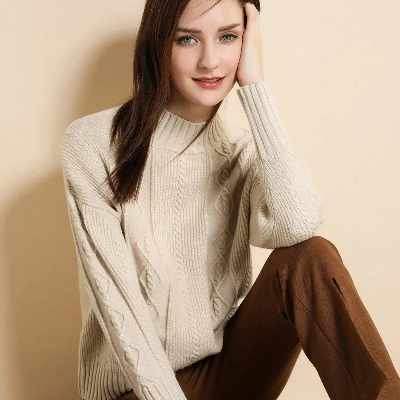 Tong Yi Autumn Winter Women Pullovers Sweater Knitted Elasticity Casual Jumper Fashion Slim Turtleneck Warm Female Sweaters | Женская