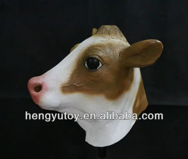 Потрясающая Красивая маска коровы реклама игрушки оптовая продажа маскарадные