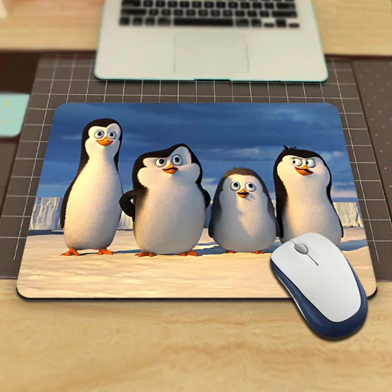 18x22cm MaiYaCa заказной высокоскоростной дизайн Pinguin винтажный Стильный коврик для мыши игровой Прямоугольный Коврик для мыши - Цвет: 18x22cm