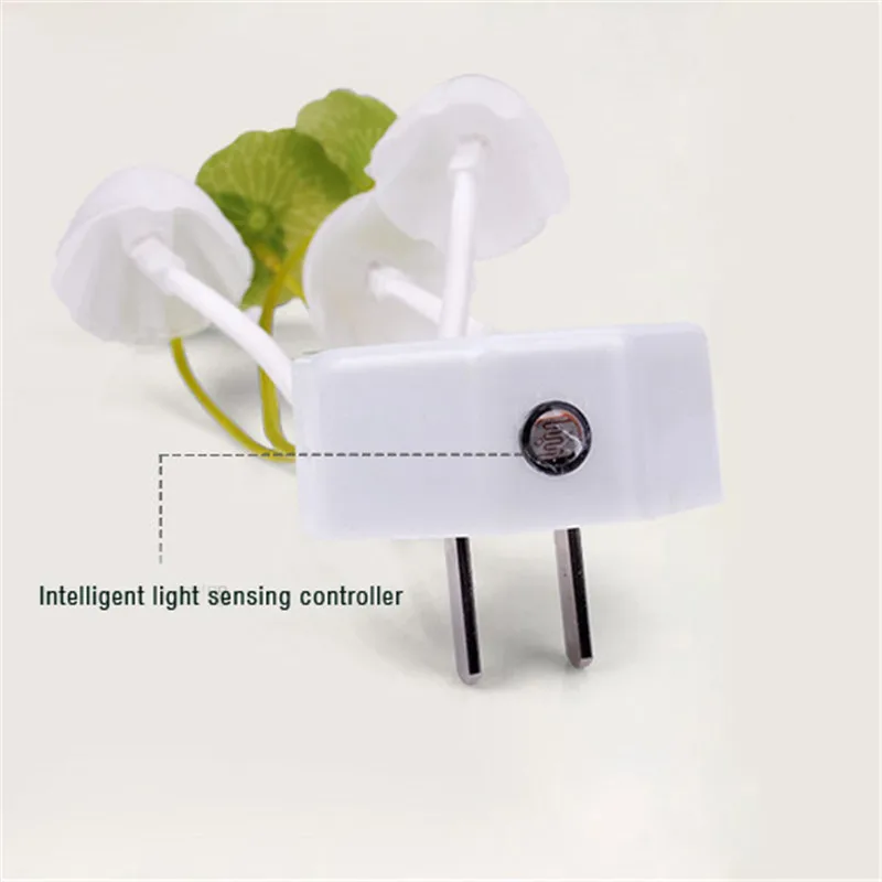 

AC 220V 3 LED Fantastic Mushroom Light Sense Control Night Light Fungus Multi-color Led Night Wall Lamp P0.11