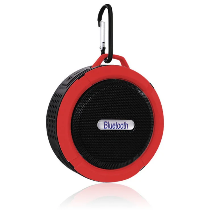Красный Портативный динамик беспроводной Bluetooth динамик s Саундбар Спорт на открытом воздухе водонепроницаемый Поддержка TF карты FM радио Aux вход - Цвет: Красный