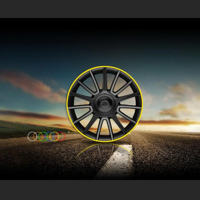 Защитная Наклейка на колесо автомобиля 8 м декоративная полоса ободное кольцо