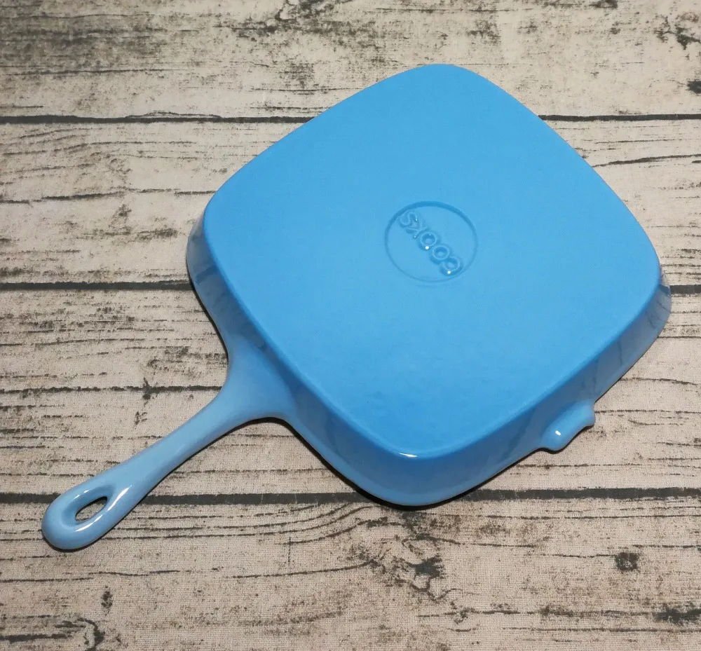 Чугунная сковорода для жарки рыбы стейка антипригарная steak pan cast iron frying paniron pan