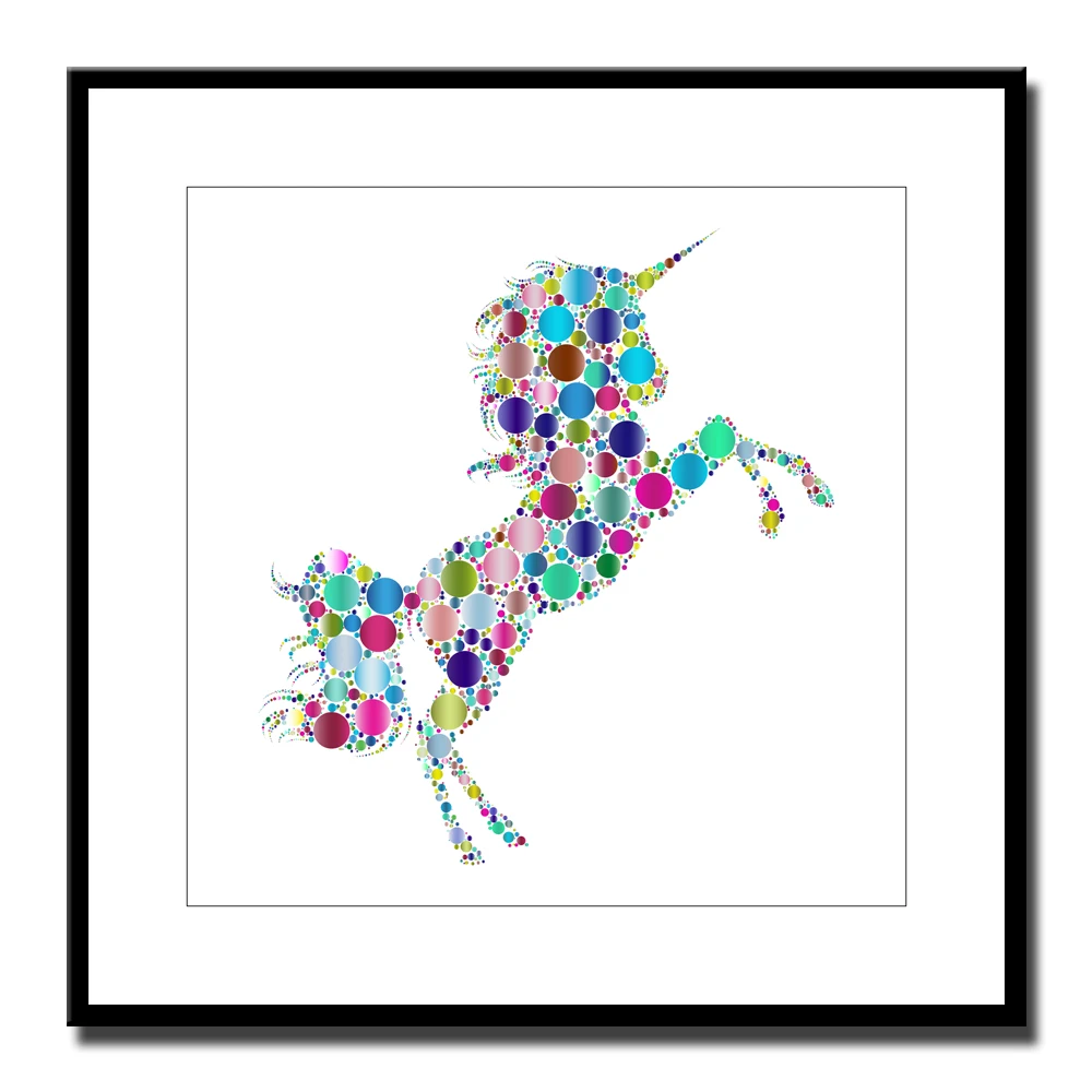 Картина из холста с геометрическим рисунком Настенная картина для гостиной