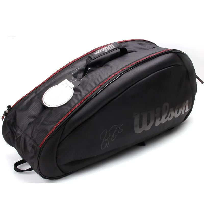 Бренд wilson Raquete De Tenis Backup Новая задняя Сумка для тенниса 6 комплектов оборудования