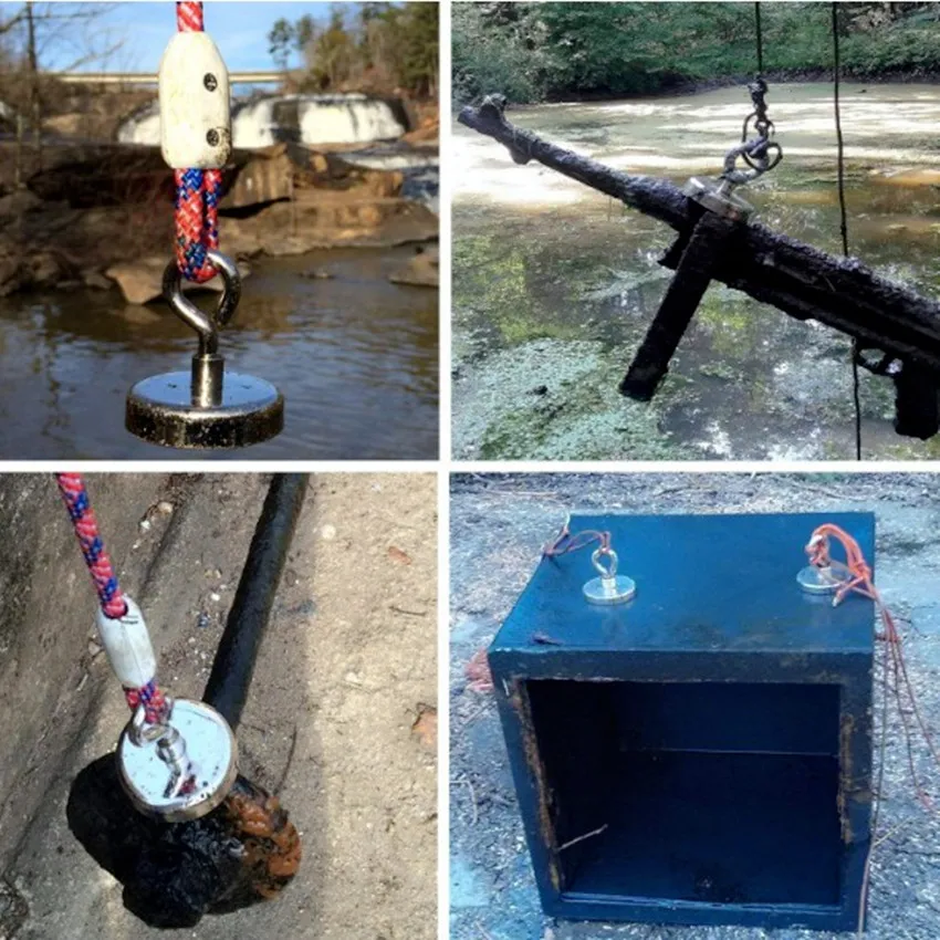 Спасательные магнитные кастрюли диаметром 60 мм со встроенной стальной чашкой 120