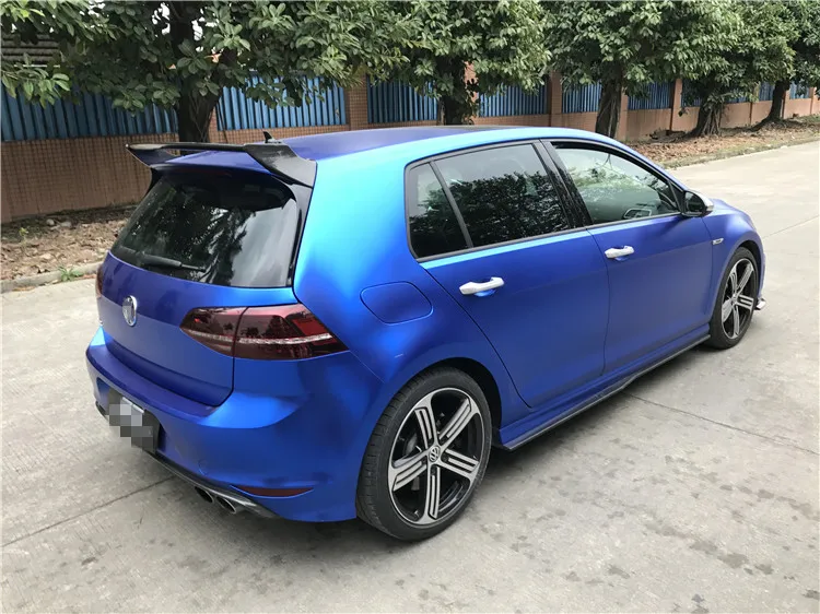 MK7 GTI O Стиль углеродного волокна задний багажник крыла Спойлер для Volkswagen Golf 7 VII MK 7 GTI& R