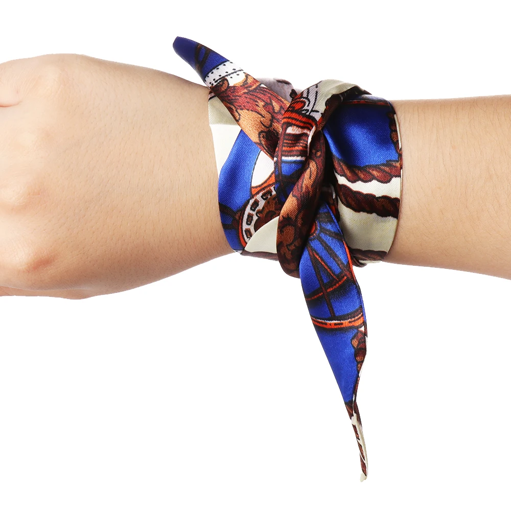 1 шт. Горячая продажа мини саржевый цветочный шарф ручка галстук сумка ремень