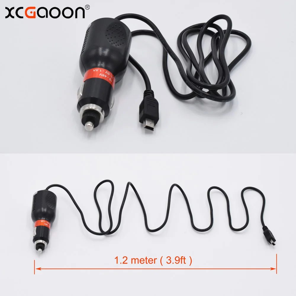 XCGaoon 1 2 м (футов) 10 шт мини USB 5 в а автомобильное зарядное устройство для GPS