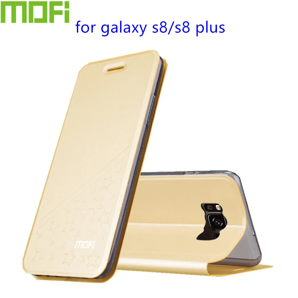 Чехол для S8 Mofi оригинал Samsung galaxy s8 plus кожаный чехол s8plus подставка держатель