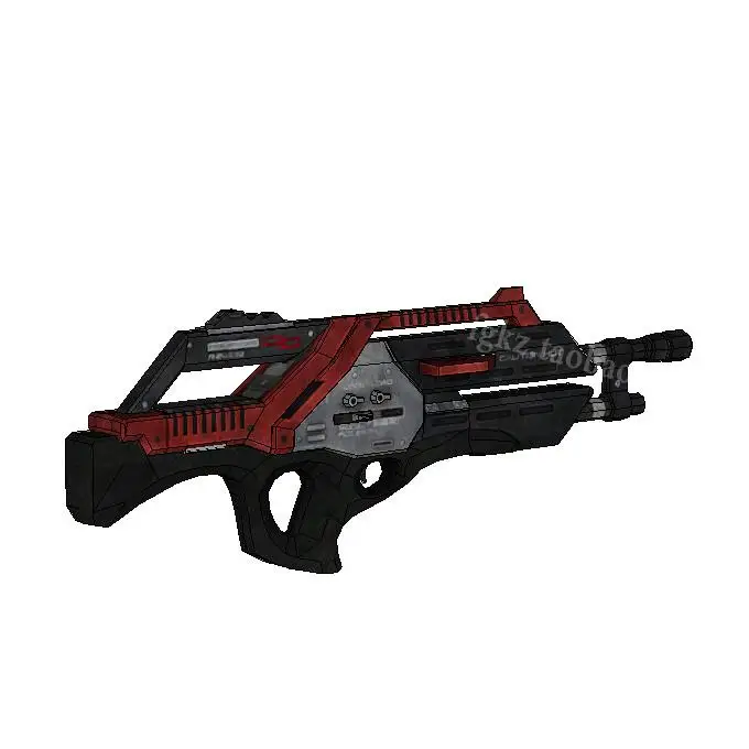 3D бумажная модель огнестрельного оружия Mass Effect M76 винтовка 1:1 DIY моделирование значительной части мертвых в вентиляторе