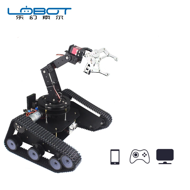 LOBOT Caterpillar Robot TKbot 2.0 Car Obstacle Avoidance Over Current Protection Kid Toy | Игрушки и хобби