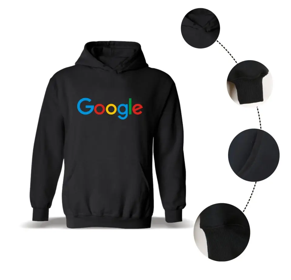 Толстовка с капюшоном и принтом логотипа google Microsoft модная крутая Свободная
