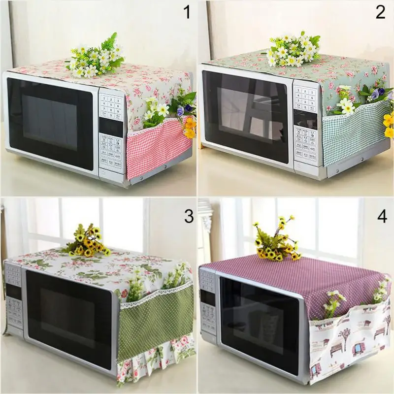 Новая печь Пылезащитная крышка с цветочным принтом микроволновая Пылезащитный