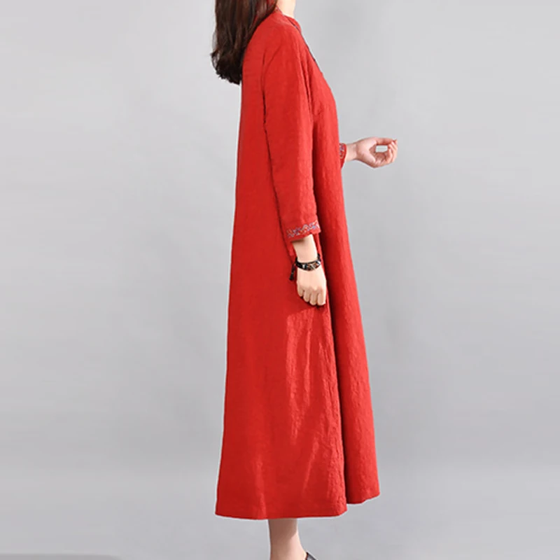 2017 плюс Размеры платье Повседневная Женская Большой S женские с винтажным