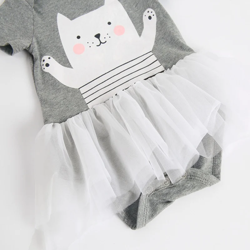 EABoutique/хлопковое платье из тюля для маленьких девочек милое детское с короткими