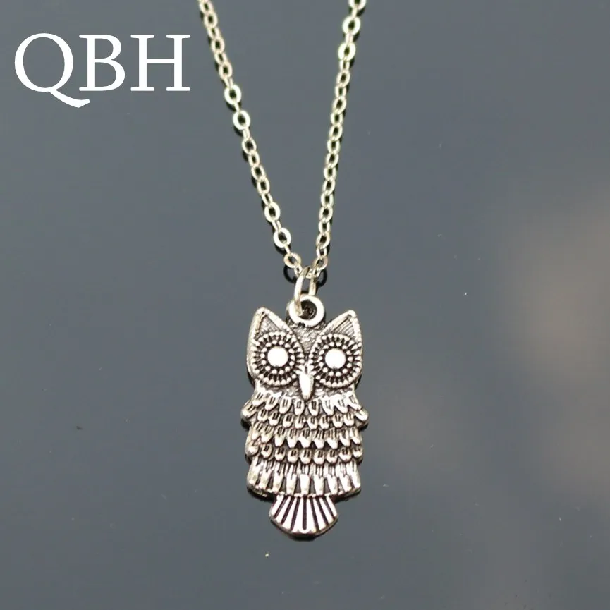 NK775 New Vintage Retro Owl Necklaces Bijoux Collares For Women hibou Animal Pendant Necklace High Quality Summer | Украшения и