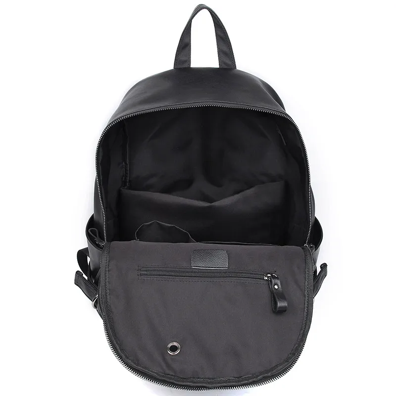 Мужской рюкзак из натуральной кожи с USB-интерфейсом для ноутбука 14 дюймов | Багаж