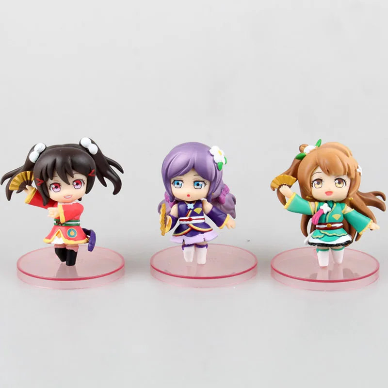 Японское аниме Love Live! Школьный идол проект ПВХ Фигурки игрушки 9 шт./компл. коробка