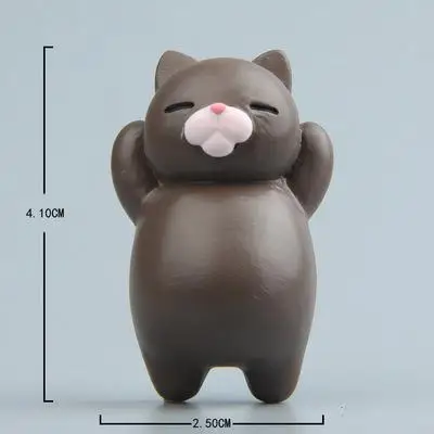 1 шт. милые Креативные в мультяшном стиле жир кот животное 3d магнитный холодильник Kawaii магниты на холодильник для детей подарок холодильник магнитная наклейка - Цвет: F