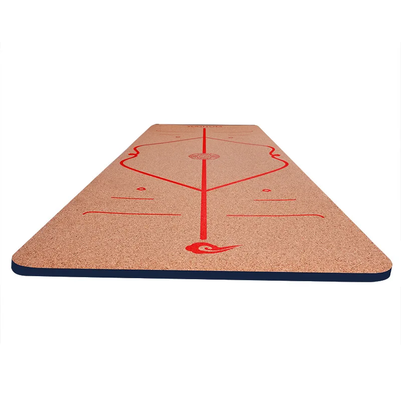 5MM TPE+Cork Yoga Mats Position Line Tasteless Non-slip Mat Lose Weight Body Building High-density Exercise Pilates Pad | Спорт и