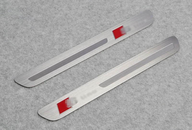 Stainless Steel External Pedal Cover Threshold Car Door Sill Scuff Plate Trim Guards Sills For Audi A4 2009-2018 Styling | Автомобили и