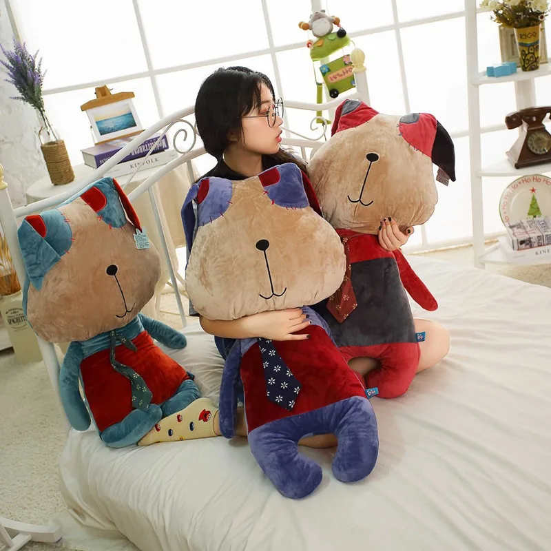 

80cm Cute Fat Dog Plush Toy Stuffed Soft Kawaii Animal Cartoon Pillow Lovely Gift for Kids Baby Children Good Quality