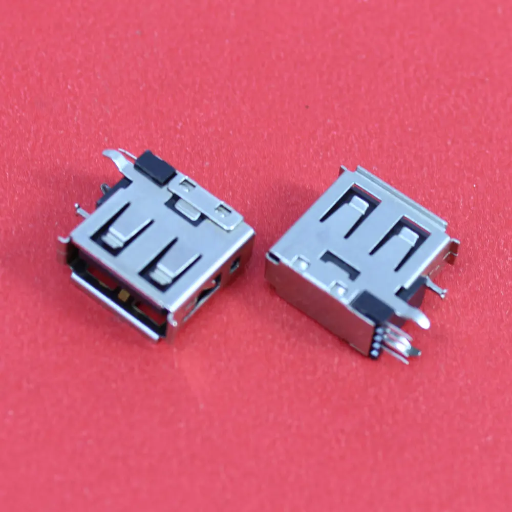 ChengHaoRan 1 шт. USB тип A короткий гнездовой разъем для сварки 90 градусов правый угол