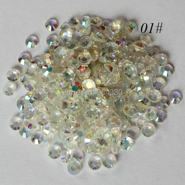 Free Shipping LANZZAY 2000pcs Mix Colors 5MM SS20 AB Resin Flat Back Rhinestone 14 Facets Nail Art Jewelry Cellphone DIY Craft | Дом и сад
