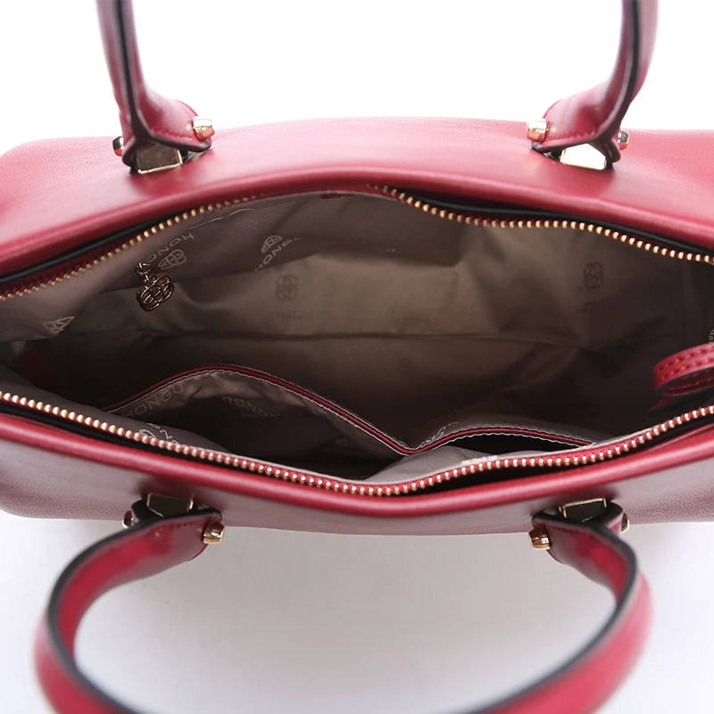 HONGU роскошные сумки из натуральной кожи женские на плечо солидная деловая