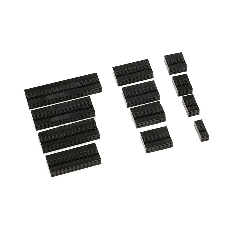 

Бесплатная доставка 20c двухрядный шаг 2,54 мм Dupont Head 2P ~ 20P Dupont пластиковый корпус, расстояние 2,54 мм корпус штепсельной вилки