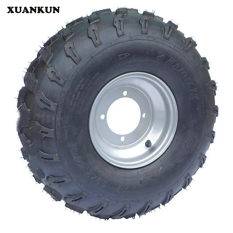 XUANKUN Karting ATV 8-дюймовые утолщенные колеса для вакуумных шин 19X7-8 после 18x9.5-8-дюймовые