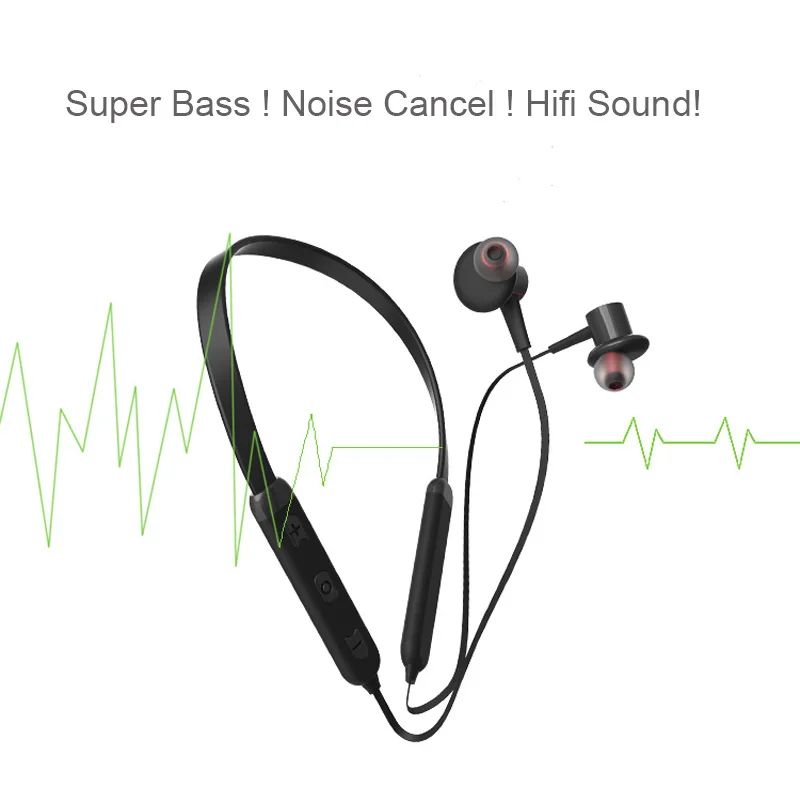 TCunPT BT32 Bluetooth Беспроводные спортивные наушники с микрофоном супер бас настоящие