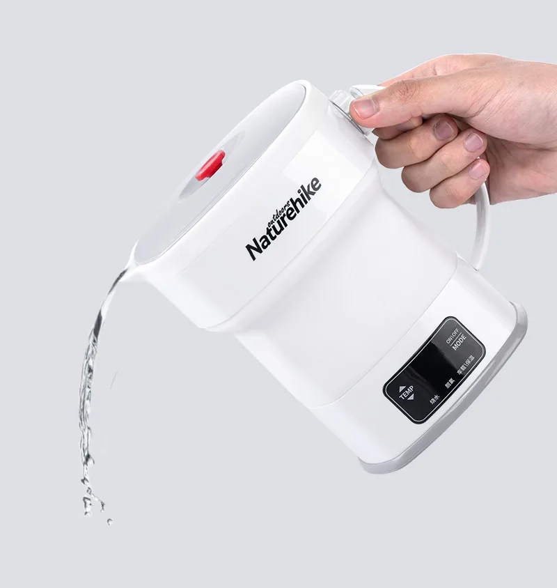 Naturehike открытый портативный чайник складной мини силикагель чайник Легкий Теплоизоляция чайник Кемпинг путешествия пикник