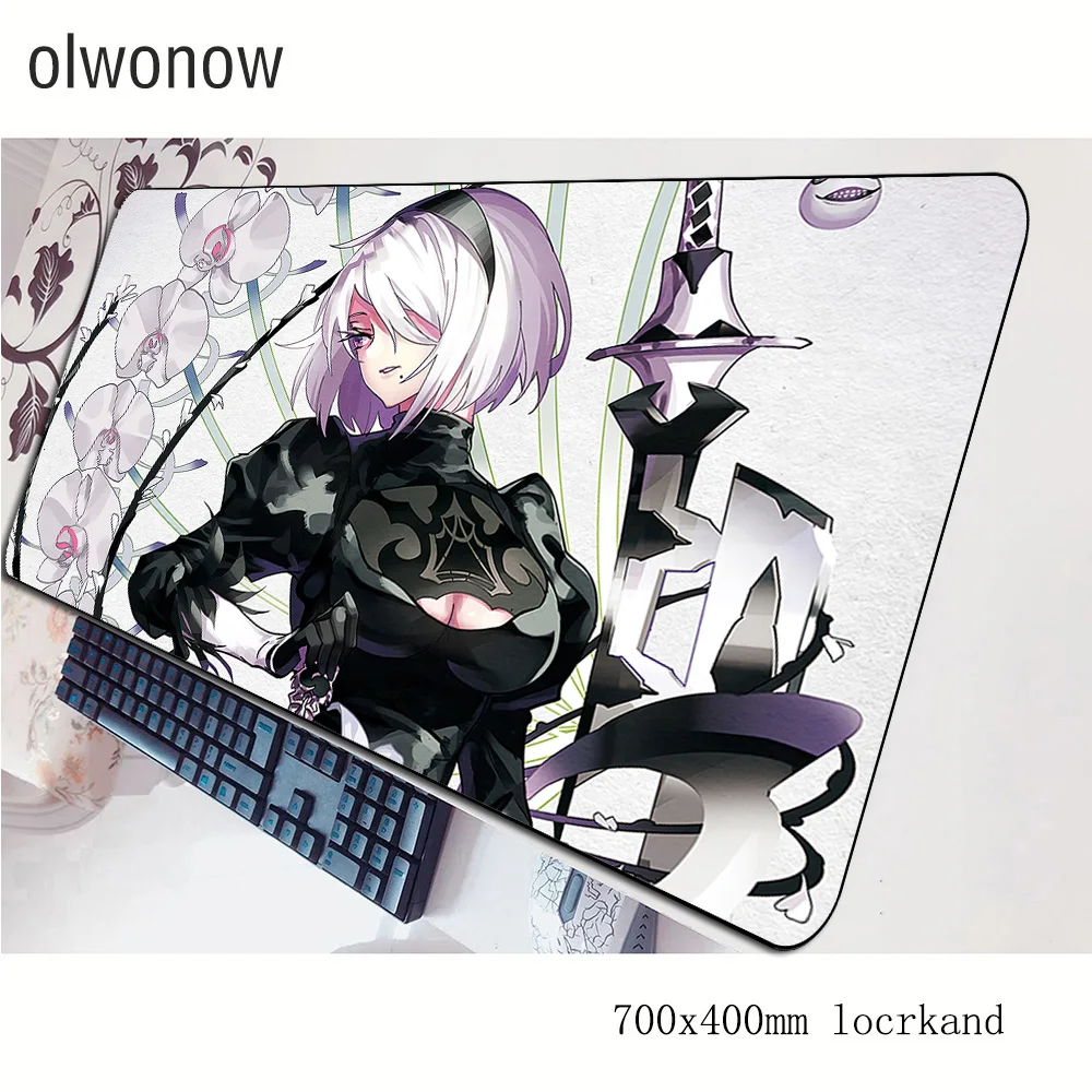Коврик для мыши nier Офисный Компьютерный коврик 70x40 см игровой большой 3d