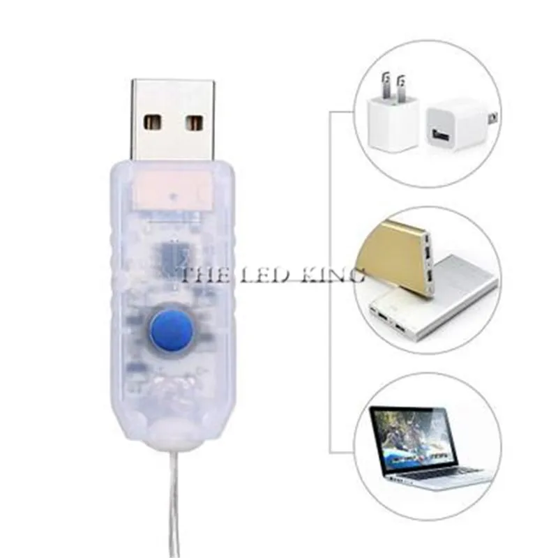 ИК-пульт 5 м 10 USB мощность медная проволока Водонепроницаемая светодиодная