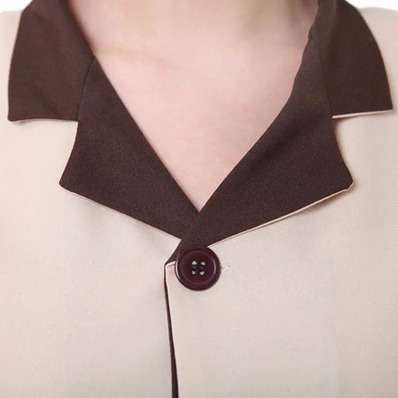 Высококачественная одежда для уборки обслуживающего персонала отеля с коротким