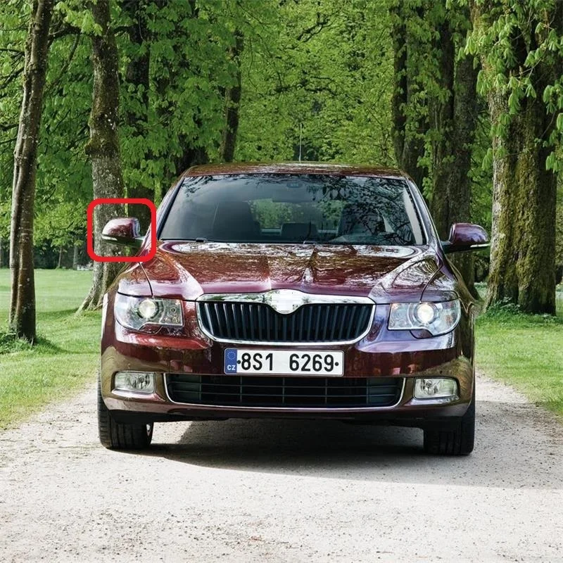 Для Skoda Superb 2008 2009 2010 2011 2012 2013 2014 2015 автостайлинг Подогрев электрическое крыло