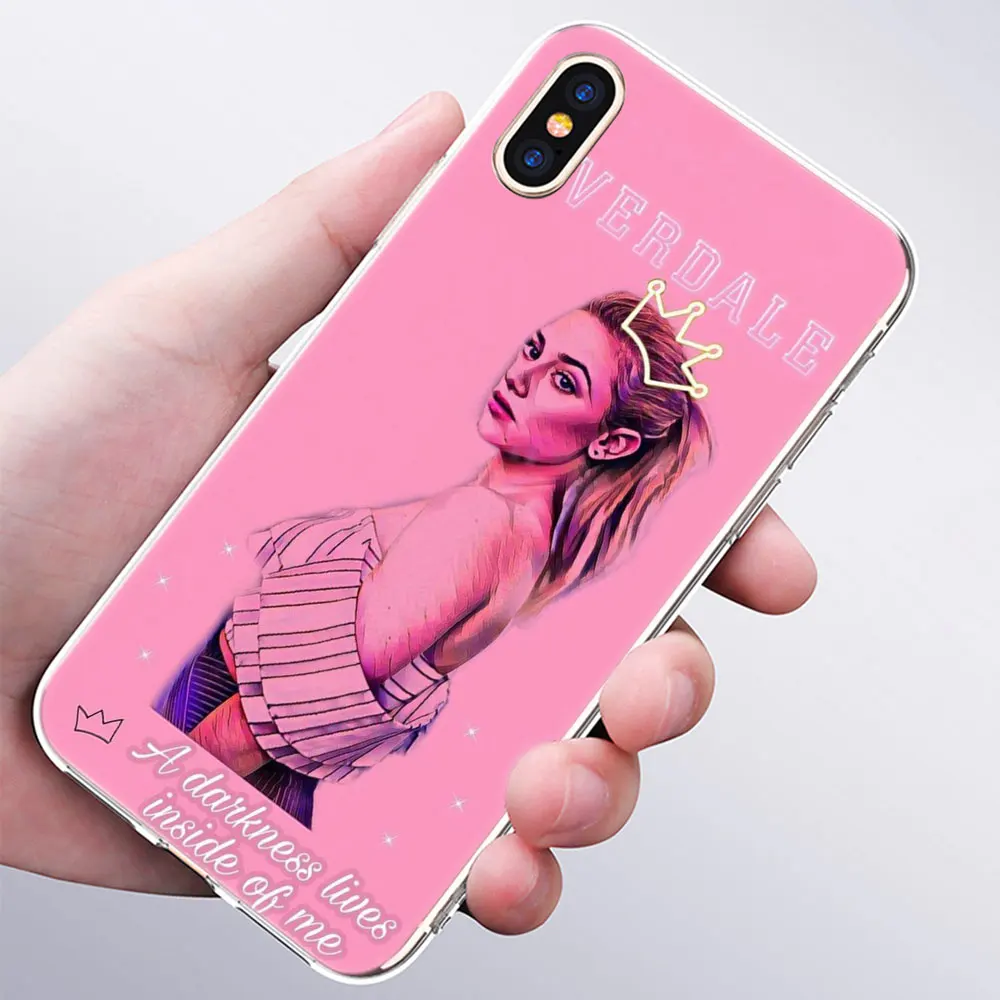 014 Hot Lili Reinhart Riverdale Soft Silicone Fashion Case for Apple iPhone 11 Pro XS MAX XR X 7 8 Plus 6 6s Plus 5 5C 5S SE Cover - Цвет: 014