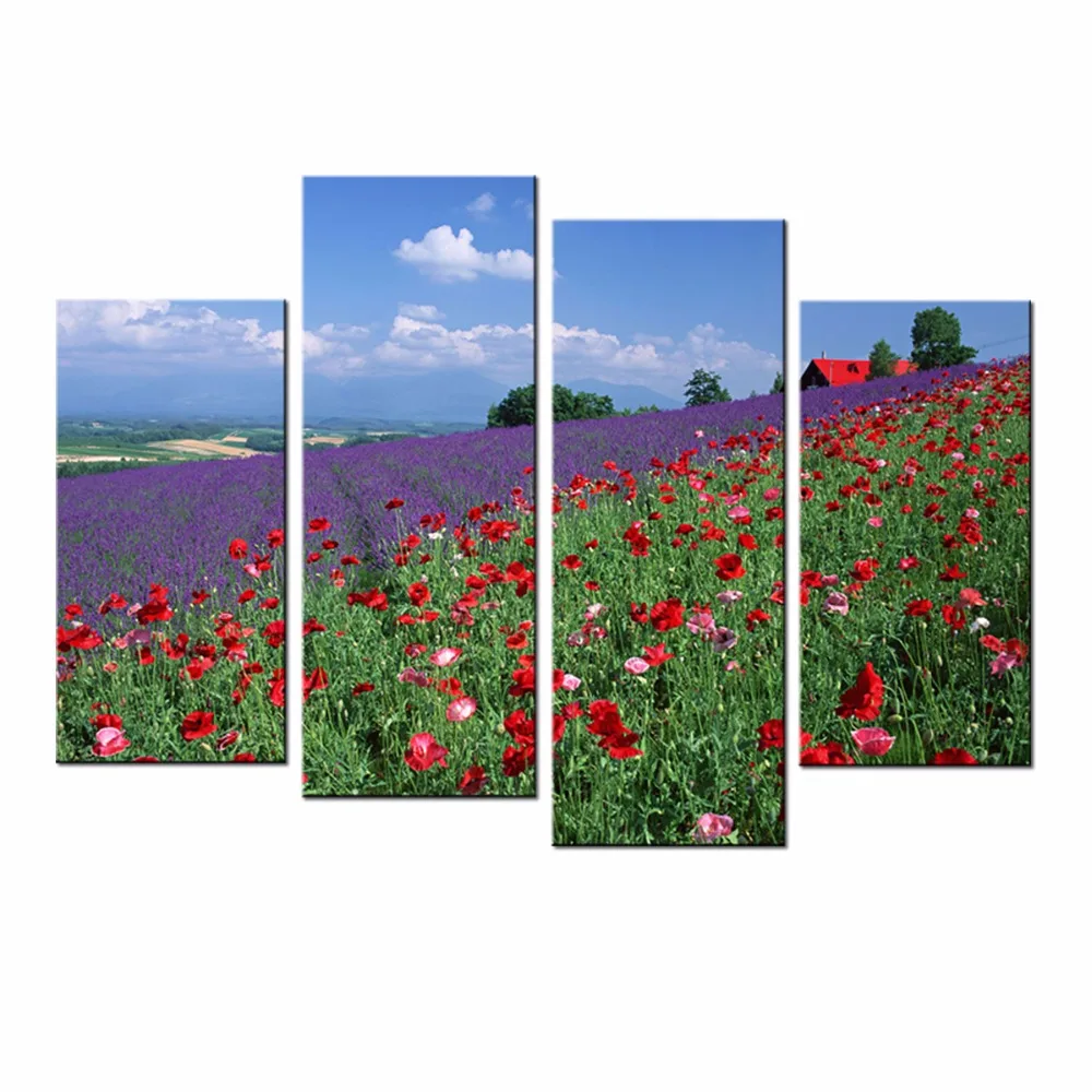 Современная цветочная фотография искусство на стену современная лаванда и
