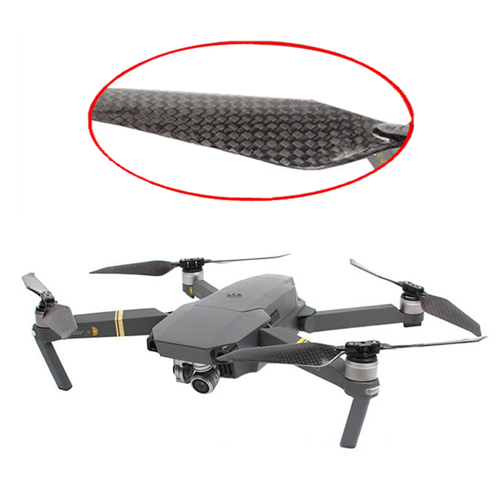 2 шт. складные пропеллеры с расширенным лезвием для DJI Mavic карбоновое волокно