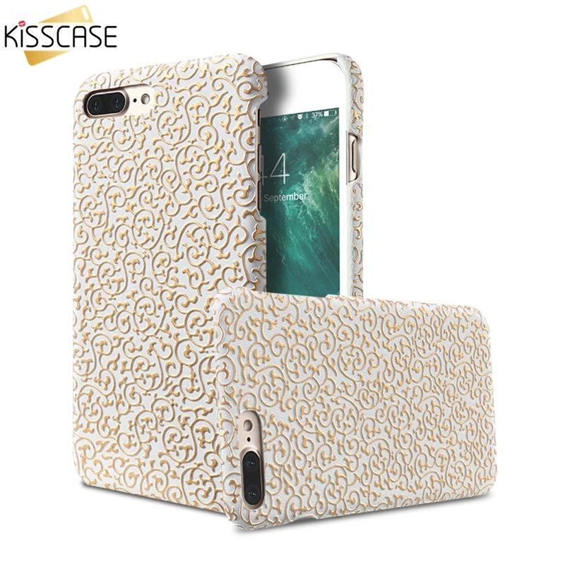 Роскошный чехол KISSCASE с узором дворца для iPhone 6 8 Plus чехлы 7 s ультра тонкий жесткий