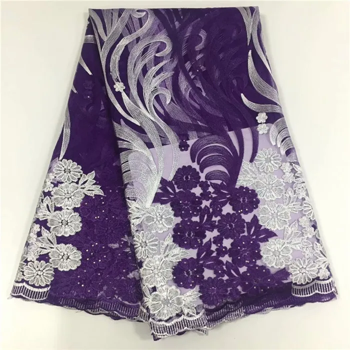 5yard/lot 2018 высокого качества в нигерийском стиле французский Африки кружевной