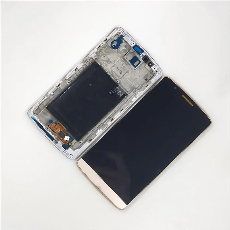Для LG G3 LCD D850 D851 D855 ЖК-дисплей с кодирующий преобразователь сенсорного экрана в