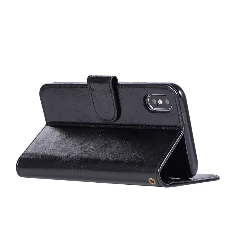 Чехол HEMASOLY для iPhone X 6 6s 7 8 Plus 5S SE чехол с откидной крышкой силиконовый в стиле ретро