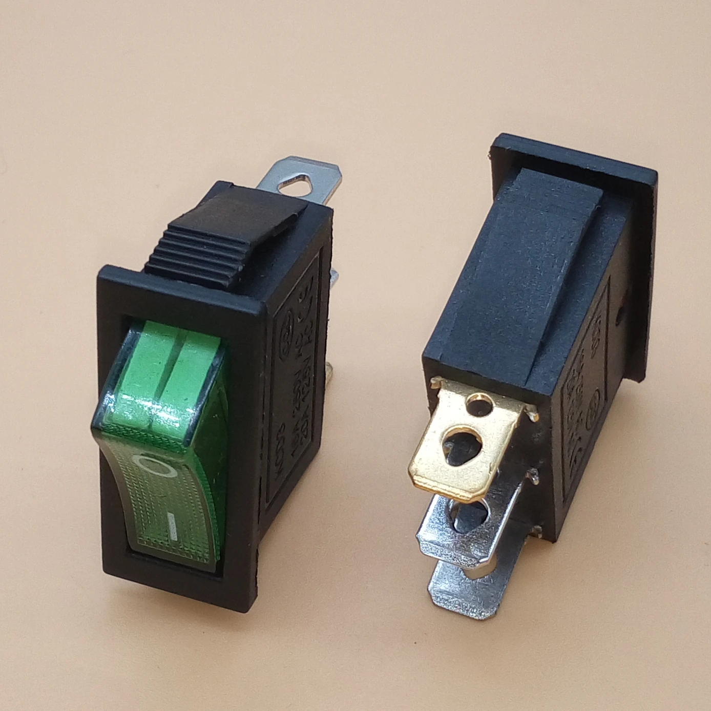 5 шт. KCD3 3 контакта включения/выключения с подсветкой кулисный переключатель